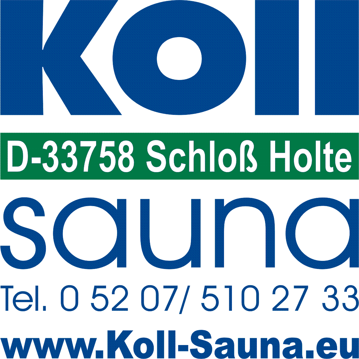 Koll Sauna D-80333 Mnchen Logo Saunahersteller Saunabau sauna Berlin